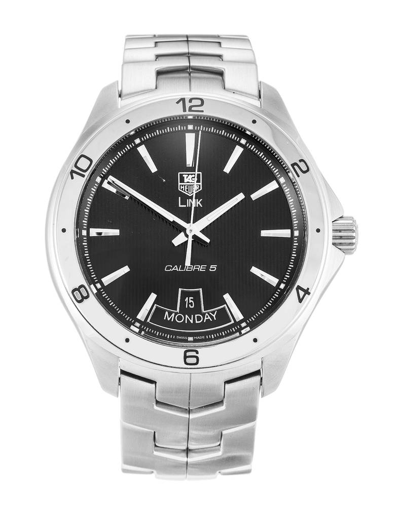 Black steel link watch batch